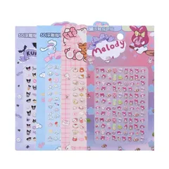 cheesecat キッズ ネイルシール 夜光ネイルシール アニメ ネイルチップ 子供 防水 防汗 3D カートンキャラ風 残胶なし 多デザイン 子供・ガール向けネイルアート 可愛い ギフト cw2