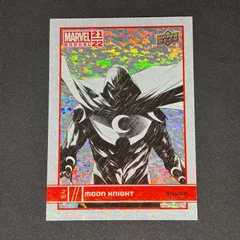 Moon Knight / ムーンナイト 2021-22 Upper Deck Marvel Annual ベースカード Silver Sparkle #54