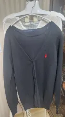 ポロ ブラック カーディガン