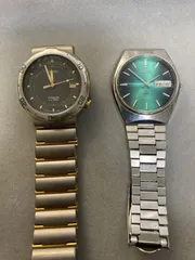 【レトロ・ジャンク】シチズン アテッサ & セイコー タイプII 2本セット