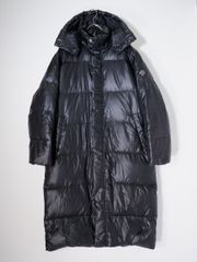 メルカリ内最安値！DESCENTE ステンカラーダウンコート ネイビー