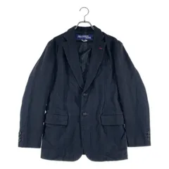 JUNYA WATANABE COMME des GARCONS MAN / ジュンヤワタナベコムデギャルソンマン | 2008AW | ナイロン コットン ツイル ストライプ 2B テーラードジャケット | S | ネイビー | メンズ