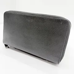 【良品】COACH Y2K BLACK leather double zip wallet コーチ ダブルジップウォレット オールレザー ブラック 財布
