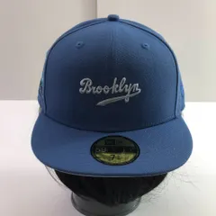 04w5983∞※【中古】 New Era ニューエラ 59FIFTY キャップ ブルックリン・ドジャース  ブルー 7 5/8 60.6cm 【八王子店】