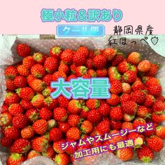 【大容量】朝採り 紅ほっぺ 極小粒 〜農家直送〜 いちご 20日発送 大容量】朝採り 紅ほっぺ 極小粒 〜農家直送〜 いちご - メルカリ