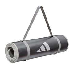 Special Sale! adidas Training Mat/Fitness/Yoga, 10mm Thick, Wide, Durable, Non-Slip, with Carry Strap (ADMT-12235)