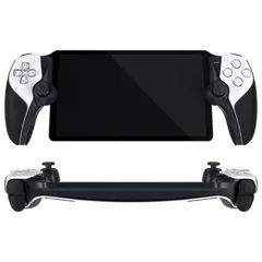 【人気商品】Portal対応用強化された快適なコントローラーグリップカバーシール、ヘキサゴナルダイヤモンドパターン【ブラック】 portalリモートプレーヤー対応用のプレミアムアンチスリップグリップセット、トリガーボタングリップスキン、PS ps PlayVi