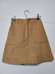 コーデュロイ ミニ スカート ブラウン 新品