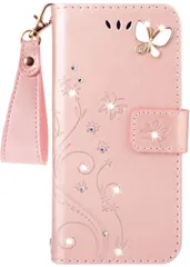 人気 財布型 おしゃれ カード収納 ストラップ付き 横置き機能き薄型 第3世代に適合するケース SE3 財 ケース/Phone [第2世代]2020用のケース/iPhone８/7/6用の マグネット式 ケース/ SE3用の手帳型 ローズゴールド iPhone 