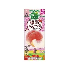 カゴメ 野菜生活100 福島あかつき桃ミックス（紙） 195ml×12本のサムネイル