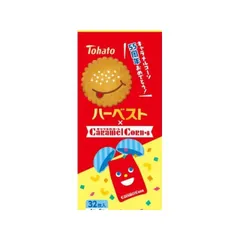 東ハト ハーベスト キャラメルコーン味 8包×12袋のサムネイル