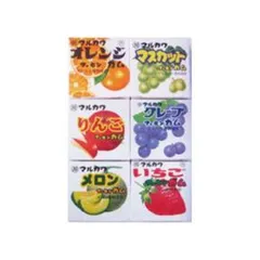丸川製菓 フルーツ６マーブルガム 15個のサムネイル