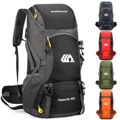[Limited Quantity] [Taeku] Hiking Backpack, 50L, Waterproof, Foldable, Climbing Rucksack, Lightweight, Large Capacity, Compact, Convenient for Travel, Excursions, Commuting, and Outdoor Activities, Unisex, Daypack, Mountain, Camping, Trekking, and Travel