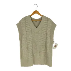 ミラオーウェン Mila Owen Vネックケーブル編ニットベストプルオーバー レディース ONE SIZE 