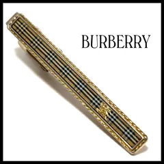バーバリー  ネクタイピン  ブランド  チェック  ゴールド  金  ホースロゴ  ビジネス  BURBERRY