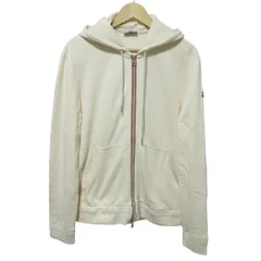 美品 MONCLER モンクレール MAGLIA CARDIGAN ジップパーカー ジャケット XXXL ライトベージュ メンズ 古着 中古 USED
