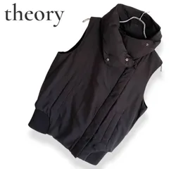 theory セオリー ブラック レディース アウター ジャケット ダウンベスト シンプル【Sサイズ】954KZ