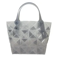 美品 BAOBAO ISSEY MIYAKE バオバオイッセイミヤケ DAZZLE トートバッグ ハンドバッグ BB31-AG852-12 クリア レディース 古着 中古 USED