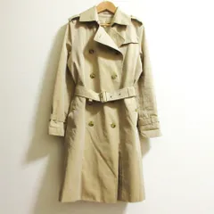 良品 BURBERRY バーバリー ライナーノバチェック ベルト付き トレンチコート サイズ9 ベージュ レディース 古着 中古 USED