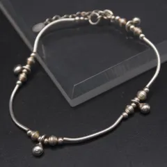 Q043 ヴィンテージ 925刻印 ブレスレット デザイン シルバー