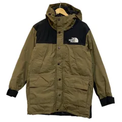 良品 THE NORTH FACE ザ ノースフェイス MOUNTAIN DOWN COAT マウンテンダウンコート ND91835 Sサイズ カーキ メンズ 古着 中古 USED
