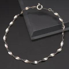 Q347 ヴィンテージ SILVER925刻印 ブレスレット デザイン シルバー