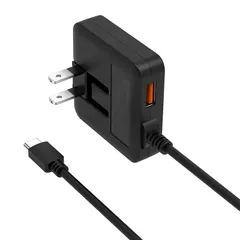 OMKUY【最新薄型】PD20W 充電器 USB-C 急速充電器 Type-Cケーブル (PD20W&QC3.0/合計3.4A/1つUSB-Aポート/折畳みプラグ/PSE認証済) ACアダプター コンセント 軽量 スマホ充電器 iPhone15適用/iPa 1