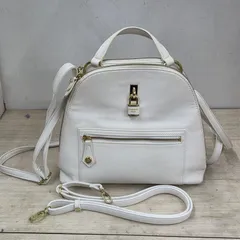 2 S01872 Samantha Thavasa サマンサタバサ  ハンドバッグ ショルダーバッグ リュック 鞄 ホワイト  ブランド レディース