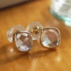 K10YG アメジストピアス