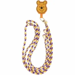 くまのプーさん 携帯 ロープ ストラップ 2本入り スマホ 首掛け 斜め掛け ハンド  ディズニーレトロ スケーター キャラクター