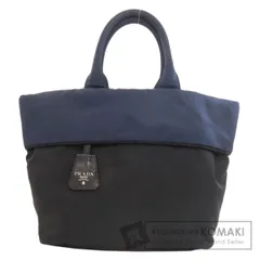 PRADA プラダ ロゴ金具 トートバッグ ナイロン レディース [中古]
