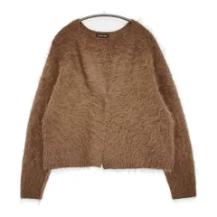 nombre impair アルパカシャギーカーディガン 定価18700円 01-1-07-200-0-2 カーディガン ブラウン レディース ノンブルアンペール【中古】6-0126T♪のサムネイル