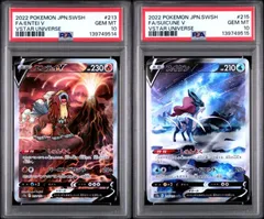 PSA10 エンテイV ＆スイクンV SAR 213/172 215/172 S12a VSTARユニバース ポケモンカード ポケカ Pokemon Card