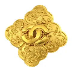 シャネル ココマーク ブローチ GP ユニセックス CHANEL【中古】 【アパレル・小物】