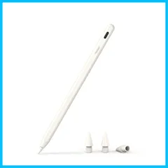 【数量限定】マグネット吸着 傾き検知 ペアリング不要 Type-C急速充電 パームリジェクション 極細 超高感度 軽量 iPad専用タッチペン 2018年～2025年 アップルペンシル代用ペン 耐摩 ペン iPad 初心者/学生/子供/デザイン用/ドローイング
