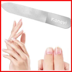 【在庫処分】すり や 人気 つめ ランキング つめみがき ツメ磨き ネイルシャイナ― ネイルケア 介護 最新ナノ技術が生んだ全く新しい 子供 ピカピカ つめ ガラス製 爪磨き お手入れ 爪やすり (ストレート型-爪やすり) 【2026年改良版】Kanavi
