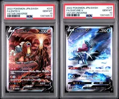 PSA10 エンテイV ＆スイクンV SAR 213/172 215/172 S12a VSTARユニバース ポケモンカード ポケカ Pokemon Card