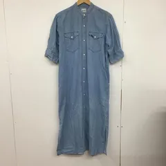 Lee リー ワンピース ロングスカート 半袖シャツワンピース ロングワンピース 前開シャツワンピース