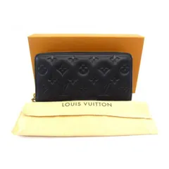 LOUIS VUITTON ジッピーウォレット M81500 ラムレザー モノグラム エンボス 財布 ∠UP5525