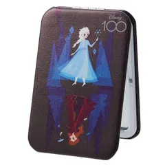ディズニー100 Disney100 エネスコ enesco. ディズニーショーケース コンパクトミラー アナと雪の女王 エルサ 鏡 ディズニープリンセス 6013390 カネミツナナコ ウォルトディズニーカンパニー創立100周年記念 限定