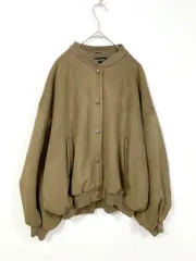 ZARA basic ザラ ベーシック スエード風 ボンバー バルーンスリーブ ジャケット sizeXS/茶 ■■レディース