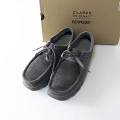 美品 クラークス Clarks BEAMS BOY ワラビー ブーツ  ゴアテックス UK5｜チャコールグレー シューズ  スウェード 23.5cm【2400014775303】