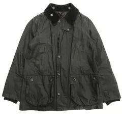 Barbour バブアーSL BEDALE オイルド ジャケット コート ブルゾン ワックスドコットン 34 黒 ブラック メンズ レディース 古着 中古 USED