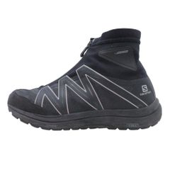 良品 SALOMON x AND WANDER サロモン アンドワンダー ODYSSEY CSWP ハイカット スニーカー 28.0 黒 ブラック 411966 メンズ 古着 中古 USED