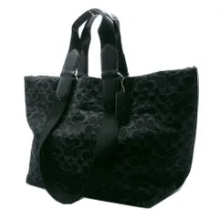 【新品】コーチ CDC48 SV/BK (ブラック) バッグ トートバッグ COACH TOUR シグネチャー デニム スモール ツアー トート 肩掛け 2WAY 肩掛け A4対応 アウトレット メンズ