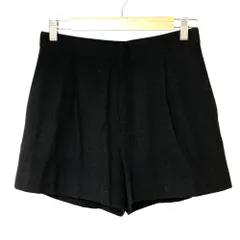 美品 24AW Spick and Span スピックアンドスパン ラメウールショートパンツ 38 ブラック レディース 古着 中古 USED