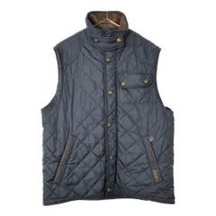 Polo by Ralph Lauren ポロ ラルフローレン キルティングベスト ネイビー(メンズ M)中古 古着 X2910