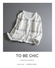 157t*美品 トゥービーシック TO BE CHIC ノーカラージャケット - メルカリ