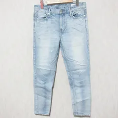 美品 upper hights アッパーハイツ THE STELLA デニムパンツ ジーンズ 280219 サイズ26 ブルー レディース 古着 中古 USED