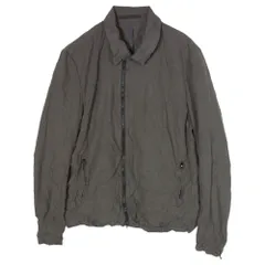 KAZUYUKI KUMAGAI ATTACHMENT カズユキクマガイアタッチメント KB51-057 Pe/Co/Liブロード ZIP UPブルゾン 灰緑系 2【中古】